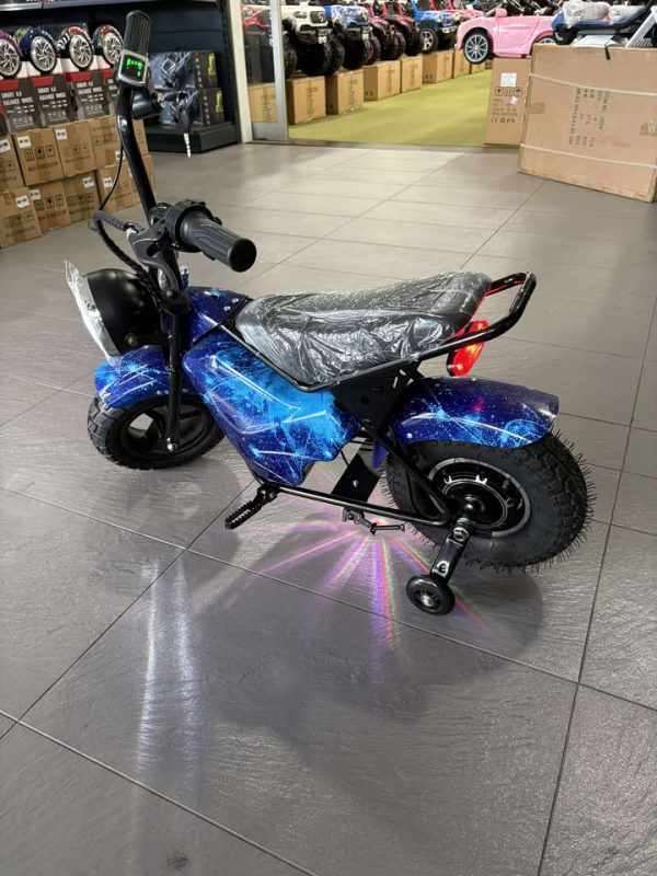 Electric Rechargeable Bike 36 Volt with brushless Motor, Rubber Wheels, optional training wheels - Image 8