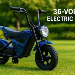 Electric Rechargeable Bike 36 Volt with brushless Motor, Rubber Wheels, optional training wheels