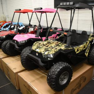 High speed Two-Seater Ride on-24 Volt-Four Wheel Drive-with Roof