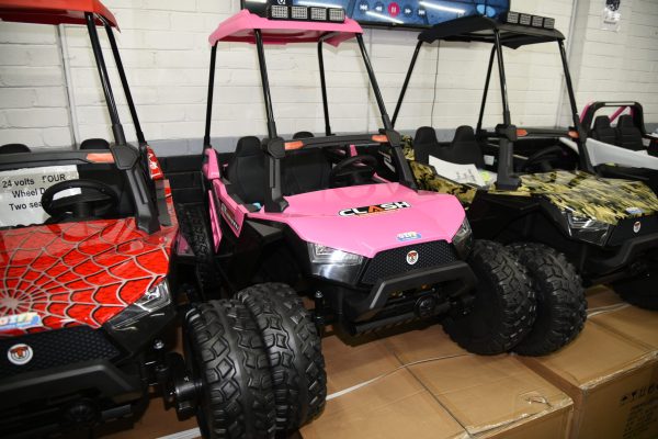 High speed Two-Seater Ride on-24 Volt-Four Wheel Drive-with Roof - Image 23