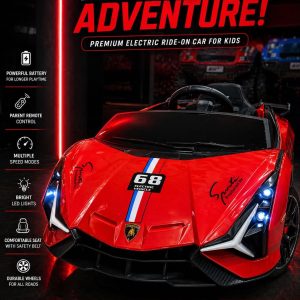 Lamborghini Style Design Electric kids car with Remote control