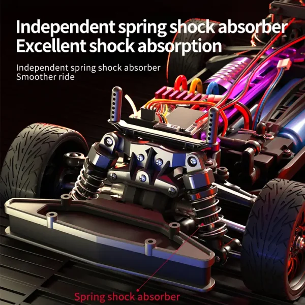 1/16 RC Drift Car with 4wd  High Speed Remote Control Cars, Drift Racing car with Lights and  Rechargeable Battery - Image 24