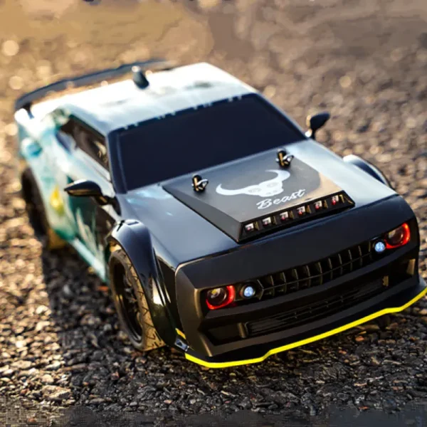 1/16 RC Drift Car with 4wd  High Speed Remote Control Cars, Drift Racing car with Lights and  Rechargeable Battery - Image 27