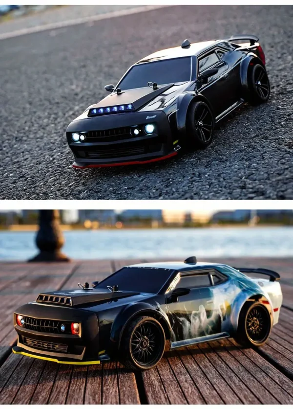 1/16 RC Drift Car with 4wd  High Speed Remote Control Cars, Drift Racing car with Lights and  Rechargeable Battery - Image 29