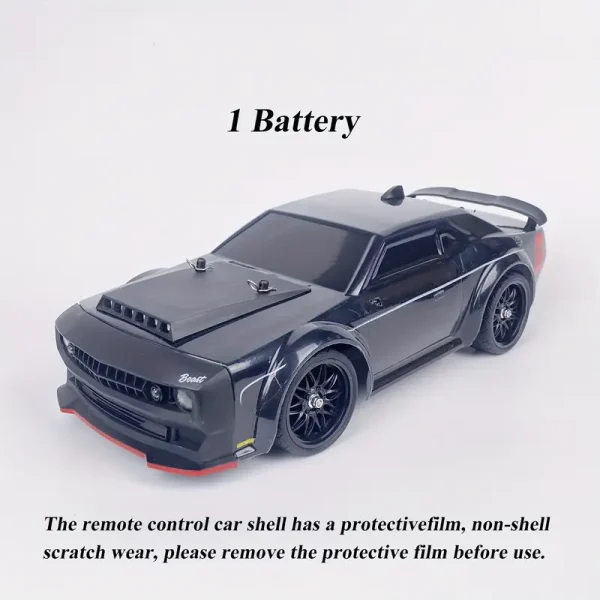 1/16 RC Drift Car with 4wd  High Speed Remote Control Cars, Drift Racing car with Lights and  Rechargeable Battery - Image 12