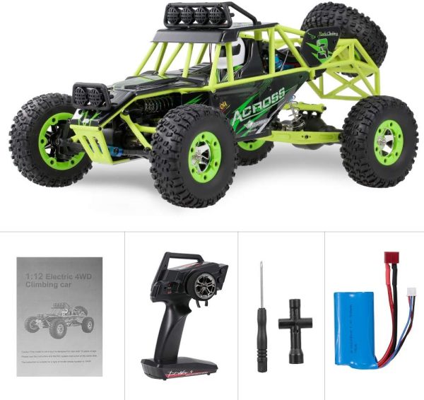 Professional Climbing  RC Car, 1/12 Scale 4WD 50km/h High Speed RC Rock Crawler - Image 10