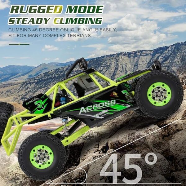 Professional Climbing  RC Car, 1/12 Scale 4WD 50km/h High Speed RC Rock Crawler - Image 7