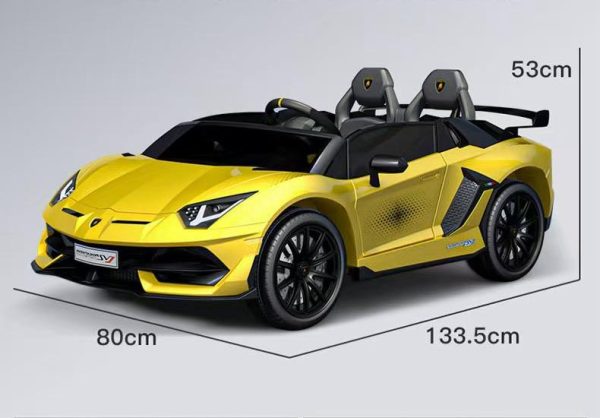 Lamborghini Two seater kids car with remote control - Image 7