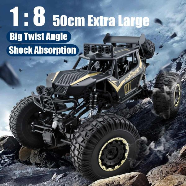 1:8 SCALE   2.4G  RC Car Electric Off-Road Race 4WD Truck Rock Crawler - Image 14