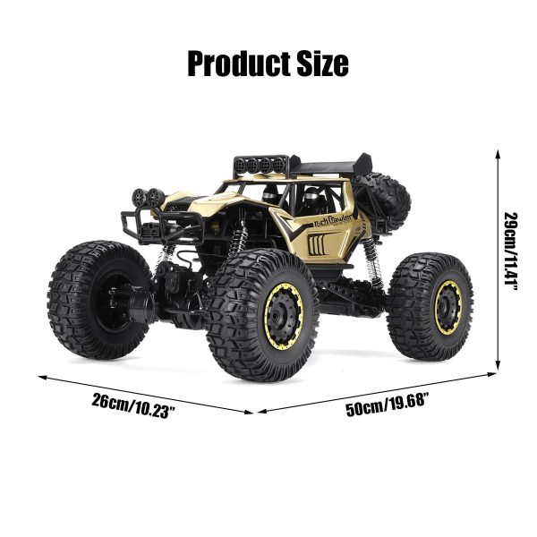 1:8 SCALE   2.4G  RC Car Electric Off-Road Race 4WD Truck Rock Crawler - Image 18