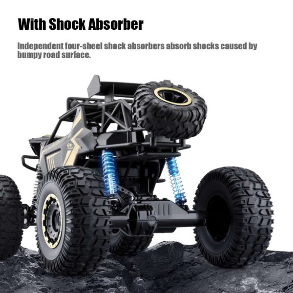 1:8 SCALE   2.4G  RC Car Electric Off-Road Race 4WD Truck Rock Crawler - Image 8