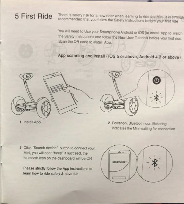 Mini Scooter, Hoverboard With handle - Segway - Image 7