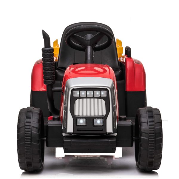 Kids Electric Tractor with Trailer – 12V | Music, Lights, Bluetooth & Remote Control - Image 6