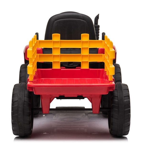 Kids Electric Tractor with Trailer – 12V | Music, Lights, Bluetooth & Remote Control - Image 9
