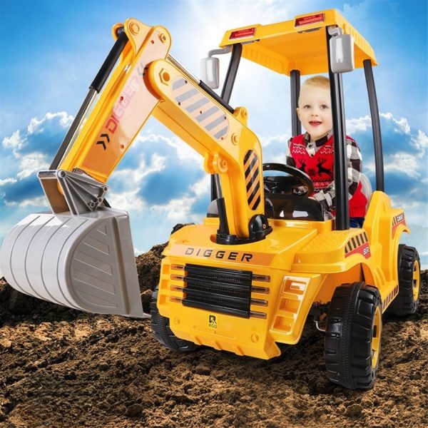 Kids Ride-On Excavator with Remote Control - Image 15