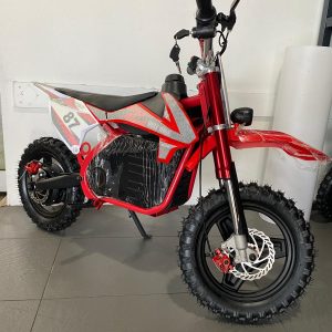 Electric Dirt Bike 36 volts with 500 Watts Brushless Motor 3-Speed Modes.
