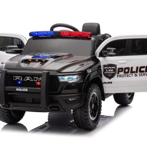 Official Licensed RAM Police Ride-On Car with Powerful Motors and solid rubber wheels