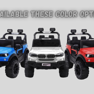 Electric 4-wheel drive ride-on BMW Jeep with remote and Bluetooth