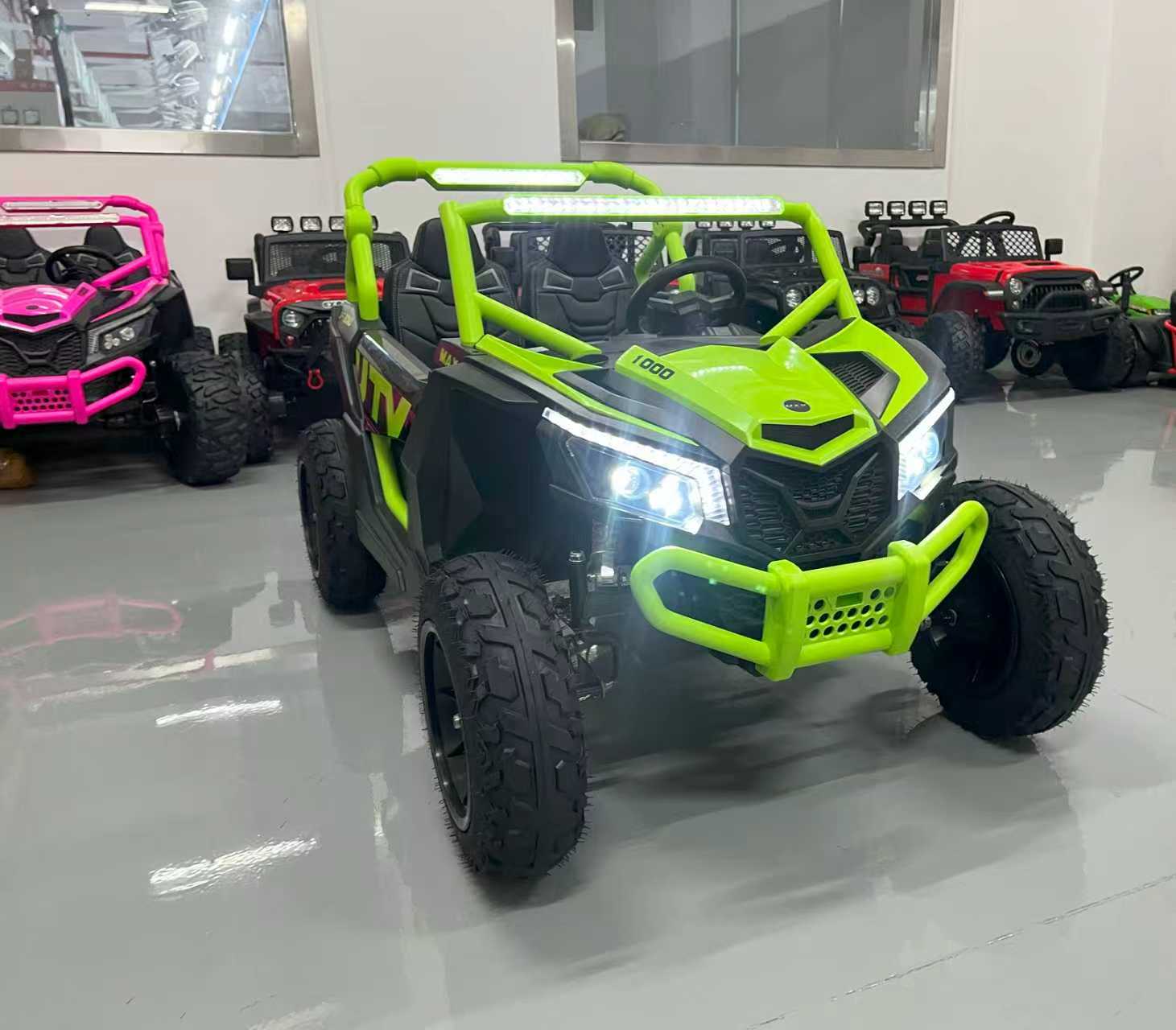 4WD Off-Road 24 V Two-seater UTV – Upgraded Drive System, New Silent Motors, Air Rubber Wheels