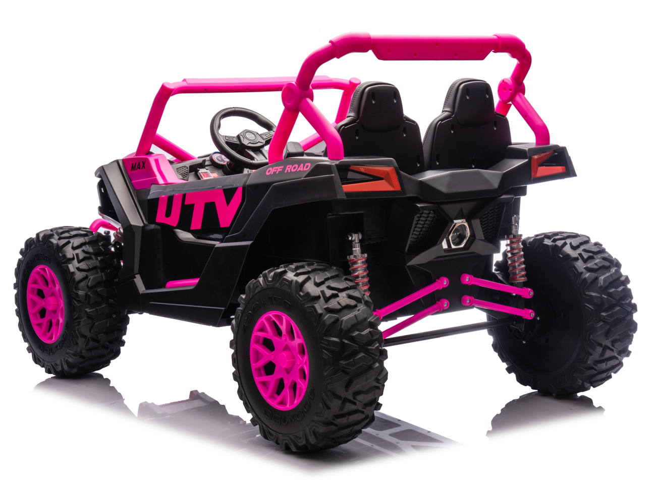 24V two-Seater Off-Road UTV – 1400W Total Power, EVA Wheels, 4WD Adventure Buggy - Image 4