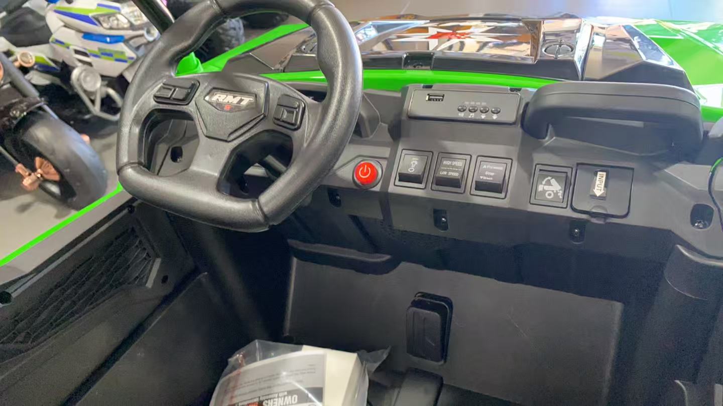 24V 4WD Dump 6 wheels Truck Ride-On with solid rubber wheels - Image 7