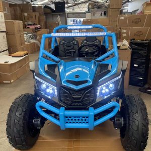Upgraded UTV 4WD Off-Road 24 V Two-seater – Upgraded New high-powered Quiet Motors, Air Rubber Wheels