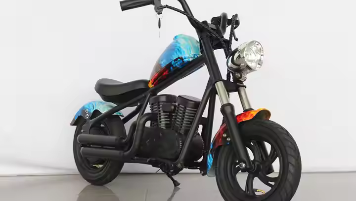 Retro Dirt kids Bike Harley – 24V lithium battery and 200W brushless Motor - Image 2