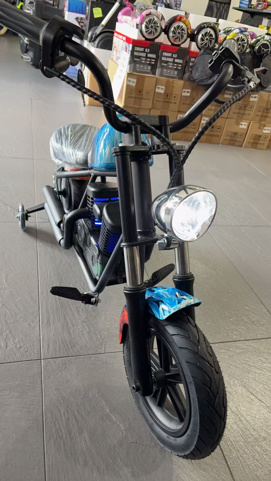 Retro Dirt kids Bike Harley – 24V lithium battery and 200W brushless Motor - Image 5