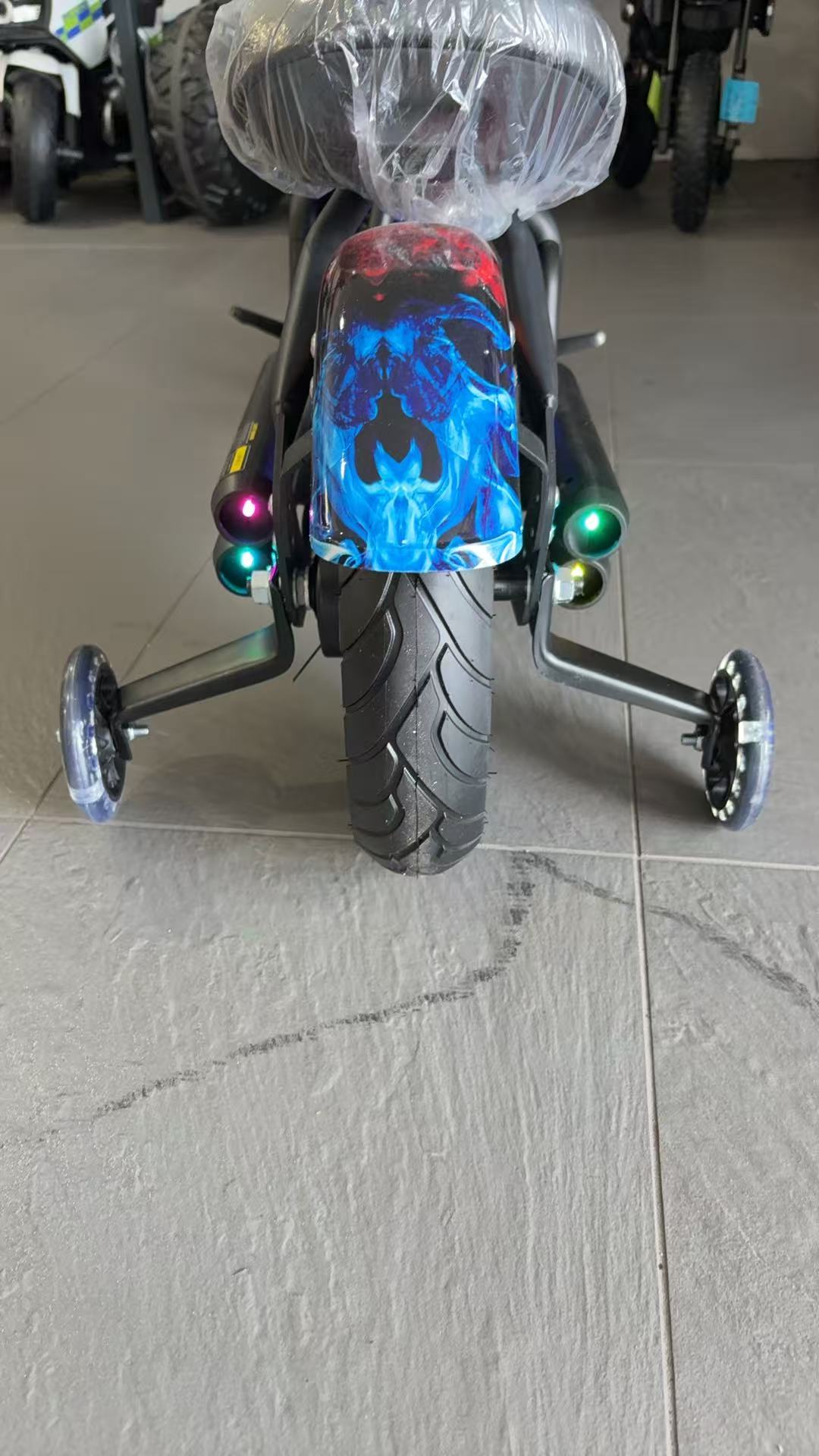 Retro Dirt kids Bike Harley – 24V lithium battery and 200W brushless Motor - Image 6