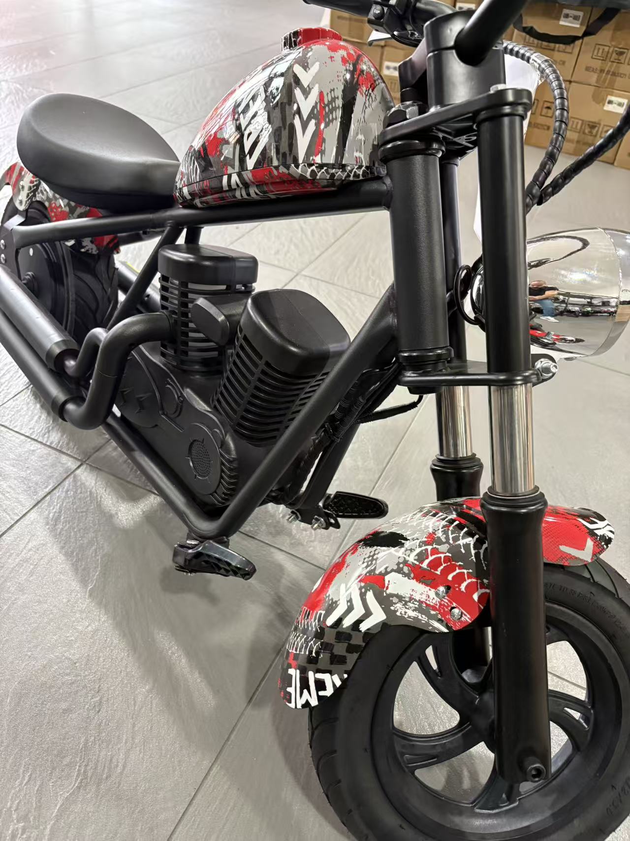 Retro Dirt kids Bike Harley – 24V lithium battery and 200W brushless Motor - Image 16