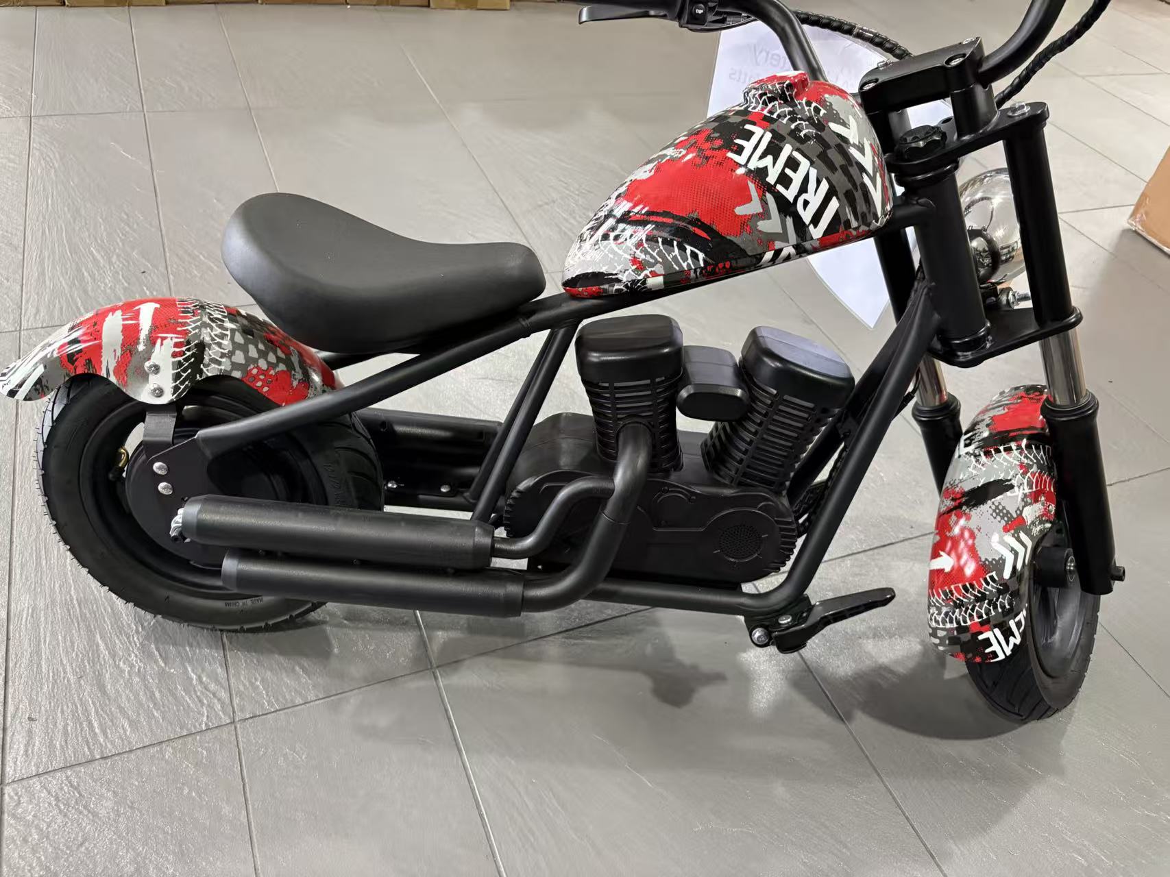 Retro Dirt kids Bike Harley – 24V lithium battery and 200W brushless Motor - Image 17