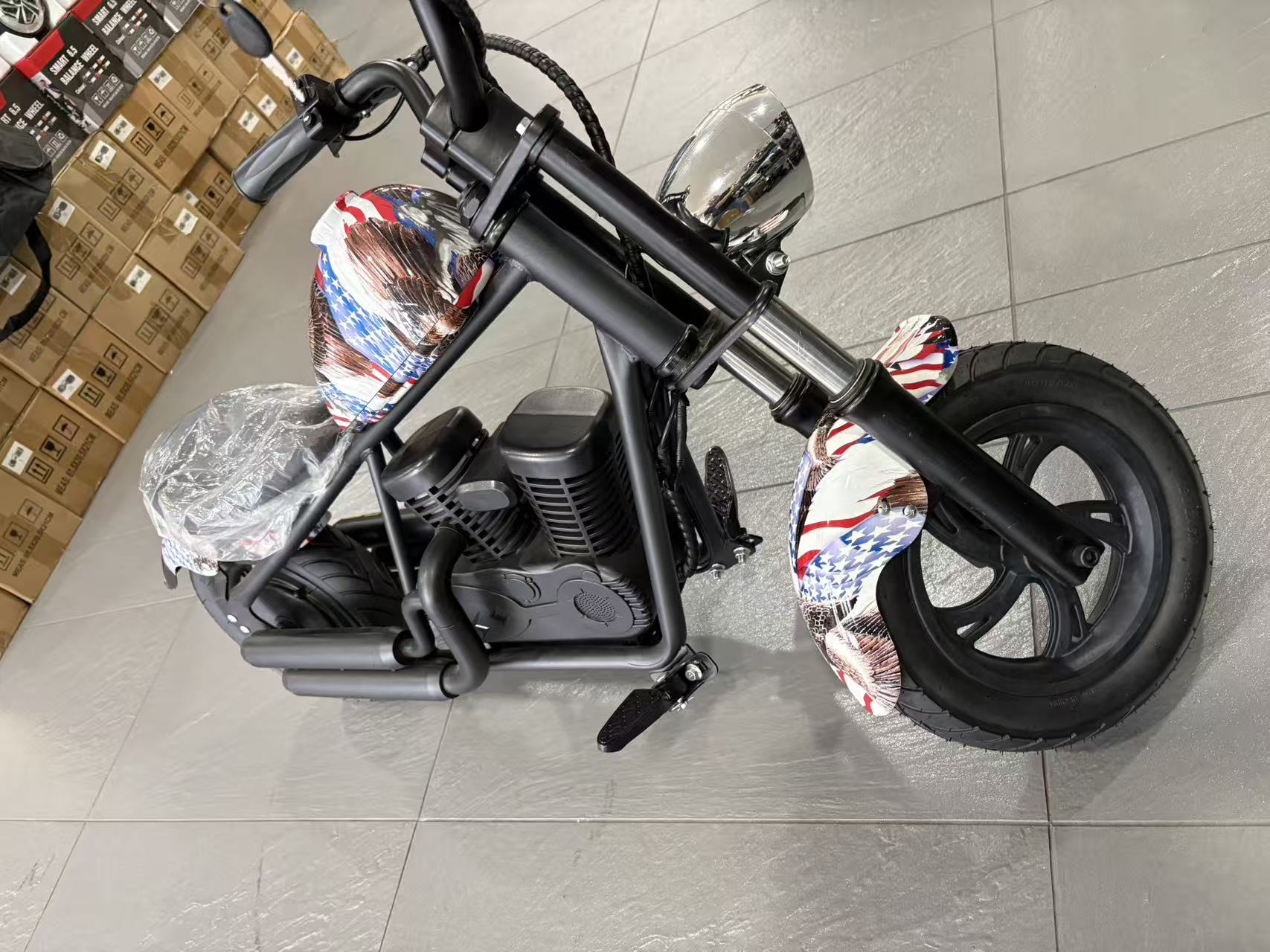 Retro Dirt kids Bike Harley – 24V lithium battery and 200W brushless Motor - Image 21