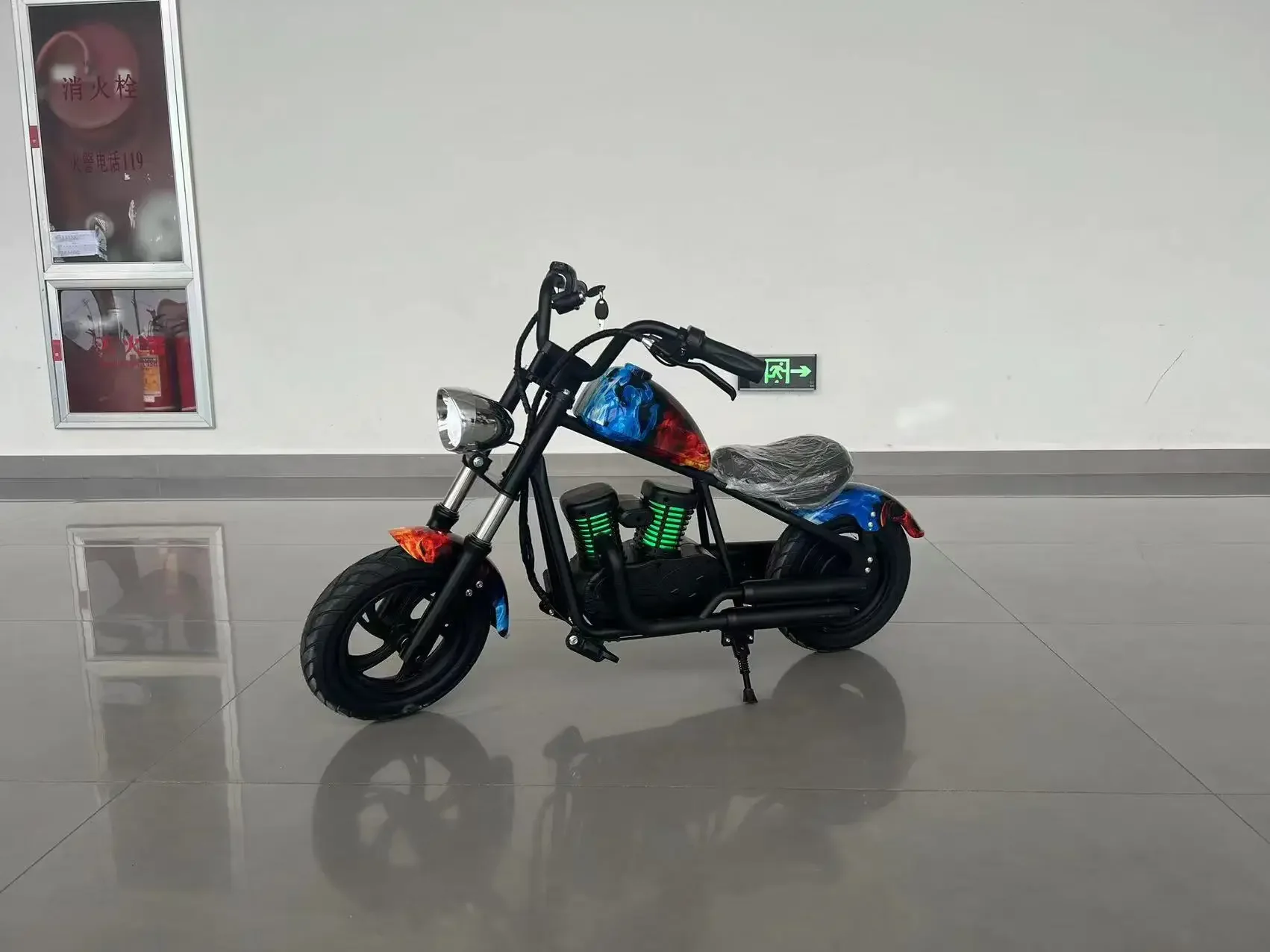 Retro Dirt kids Bike Harley – 24V lithium battery and 200W brushless Motor - Image 15