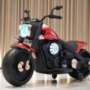 Harley Extra-Large Electric Ride-On Bike for Kids with EVA Wheels & Long-Lasting Battery