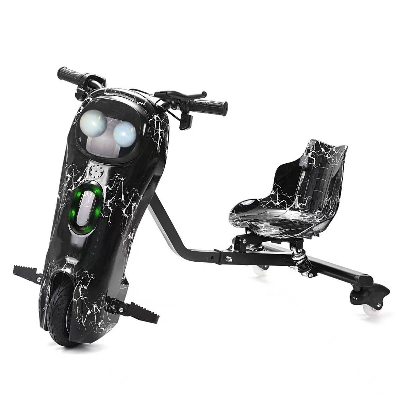 36V Drift Electric Bike with Bluetooth, LED Lights & 250W Motor – 3-Wheel Drift Scooter Up to 20 km/h - Image 4