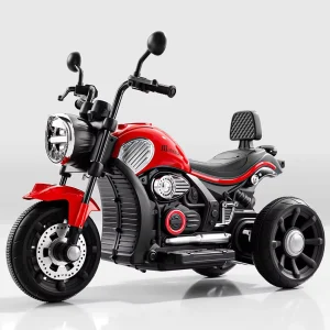 Kids Electric Ride-On Motorcycle 6V – Bluetooth, Lights & Dual Motors