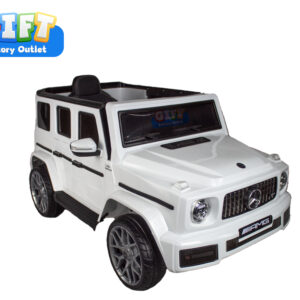 Mercedes AMG, G Wagon 12 volts, with Leather seat and remote control- Pink-White