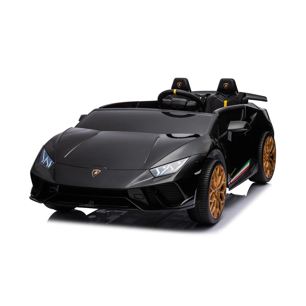 Officially Licensed Lamborghini Huracán 24V 4WD 2-Seater Ride-On car with Remote Control- Shiny Black, Shiny Red - Image 3