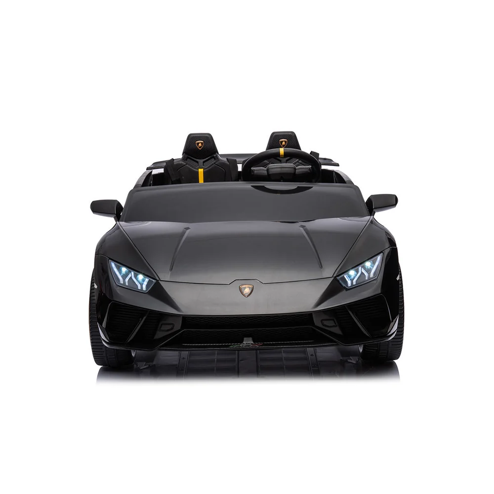 Officially Licensed Lamborghini Huracán 24V 4WD 2-Seater Ride-On car with Remote Control- Shiny Black, Shiny Red - Image 2