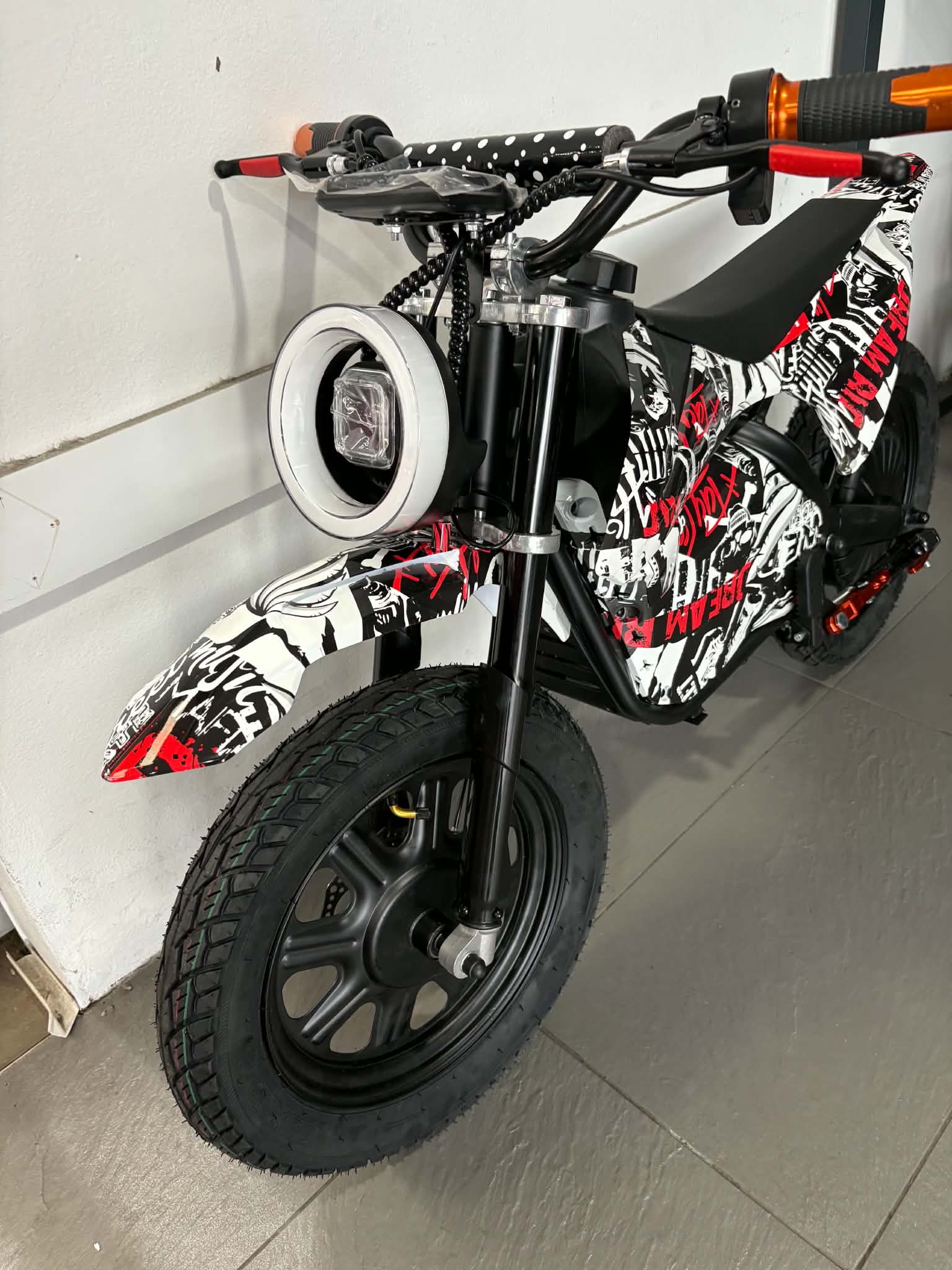48V Electric Dirt Bike – 800W Brushless Motor- Free Chain - Image 27