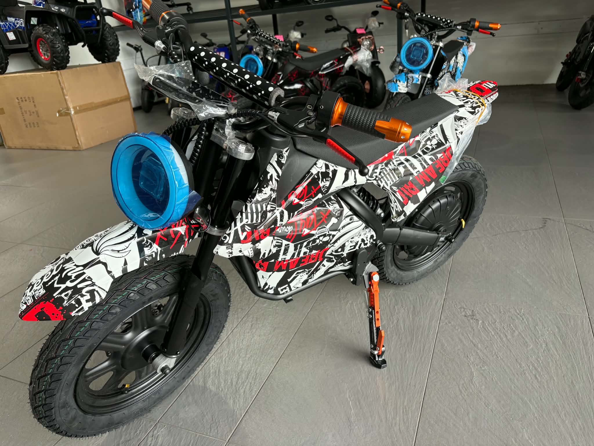 48V Electric Dirt Bike – 800W Brushless Motor- Free Chain - Image 31