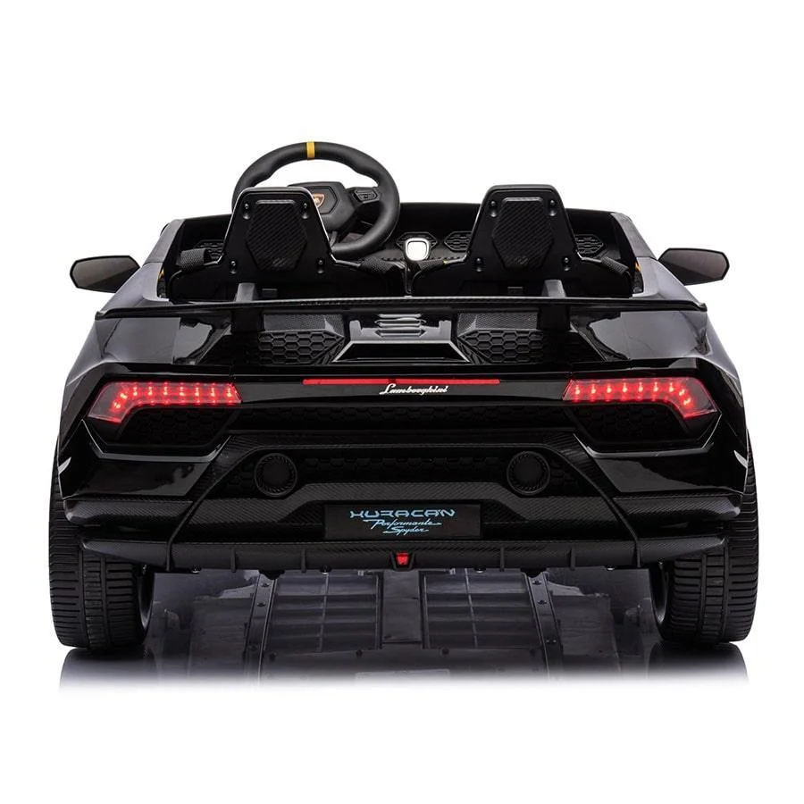 Officially Licensed Lamborghini Huracán 24V 4WD 2-Seater Ride-On car with Remote Control- Shiny Black, Shiny Red - Image 4