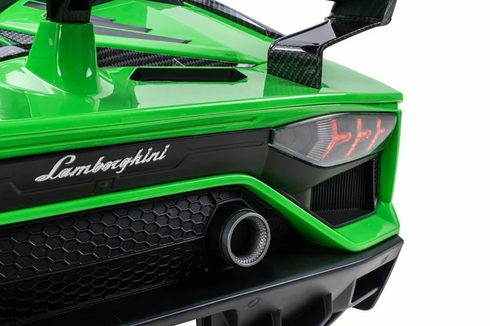 Licensed Lamborghini Aventador 24V 2- Seater with Rubber Wheels & Remote Control – White, Shiny Red & Green - Image 14